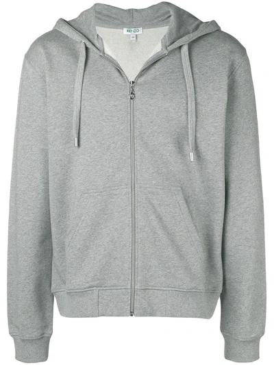 Shop Kenzo Tiger Hoodie In Grey