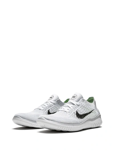 Shop Nike Free Rn Flyknit 2018 Sneakers In White