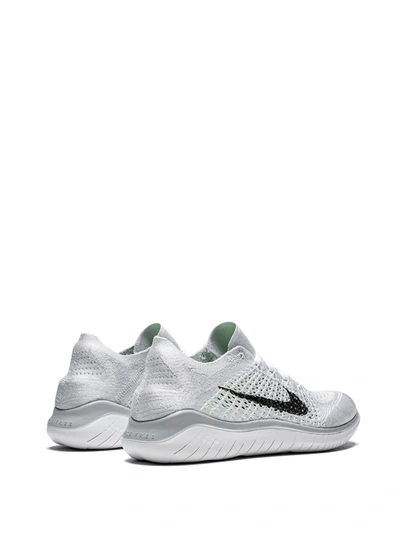Nike Free Rn Flyknit 2018 Sneakers In White
