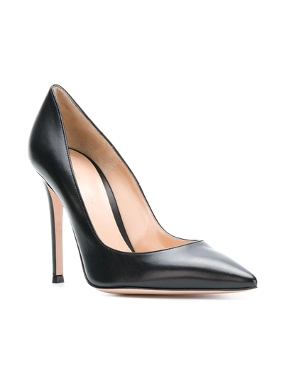 Gianvito Rossi Gianvito 105mm Leather Pumps In Black