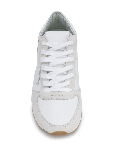 Shop Philippe Model Paris Trpx Veau Sneakers In White