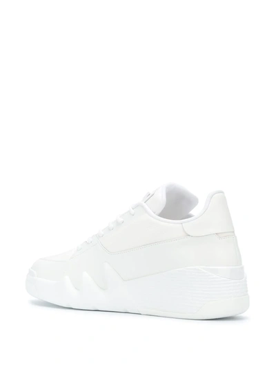 Shop Giuseppe Zanotti Panelled Low-top Sneakers In White