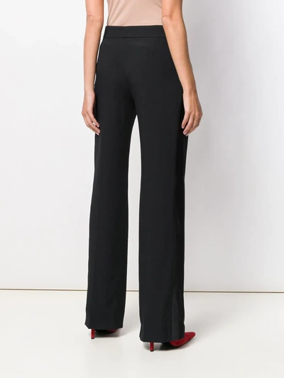 Shop N°21 Flared Tailored Trousers In Black