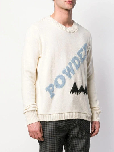 Shop The Elder Statesman Powder Jumper In Neutrals