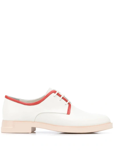 Shop Camper Twins Lace-up Brogues In White