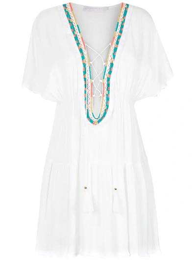 Shop Brigitte Beach Dress In White