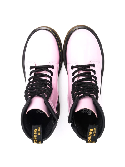 Dr. Martens' 1460 8-eye Leather Boots 6 Months-3 Years Pale Pin In Pink