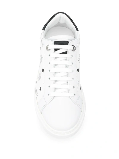 Shop Mcm Terrain Lo Sneakers In White