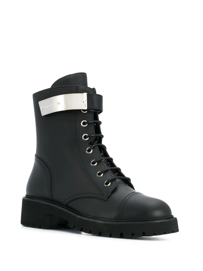 Shop Giuseppe Zanotti Ankle Length Boots In Black