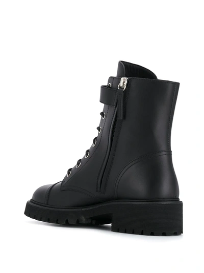 Giuseppe Zanotti Black Ankle Length Boots In Black