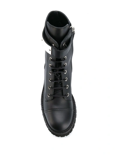 Giuseppe Zanotti Black Ankle Length Boots In Black