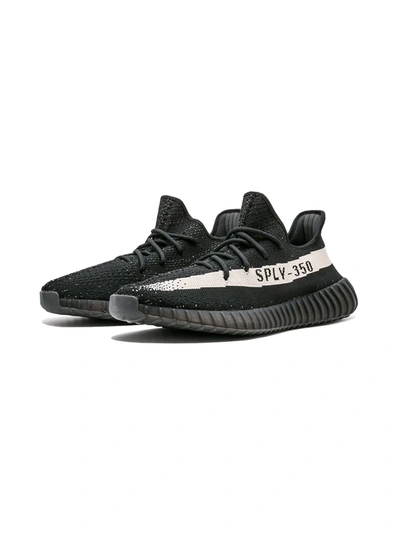 Shop Adidas Originals Boost 350 V2 "oreo" Sneakers In Black