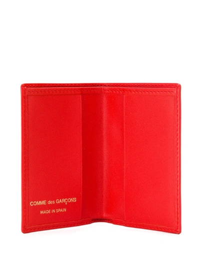 Shop Comme Des Garçons Bifold Wallet In Orange