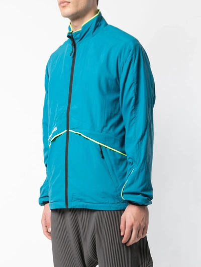 Shop Palace Crink Runner Jacket In Blue