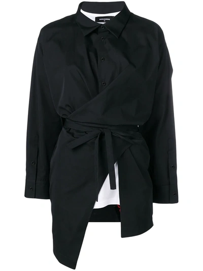 DSQUARED2 NINA TAPE DRESS - 黑色