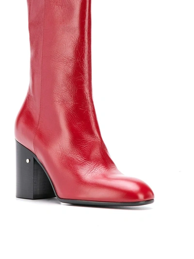 Shop Laurence Dacade Sailor Boots In Red