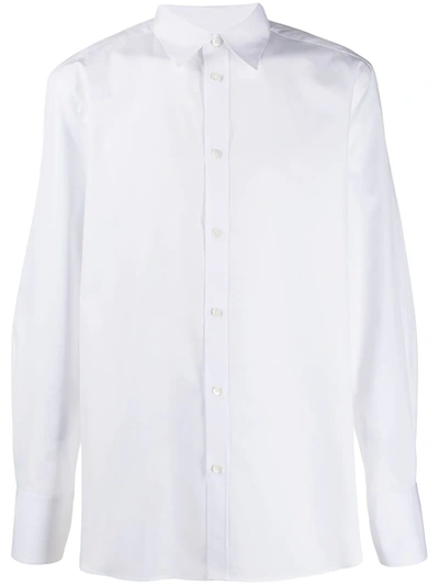 Shop Givenchy Printed Tailored Shirt In White