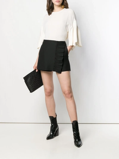 VALENTINO TULIP SLEEVE BLOUSE 