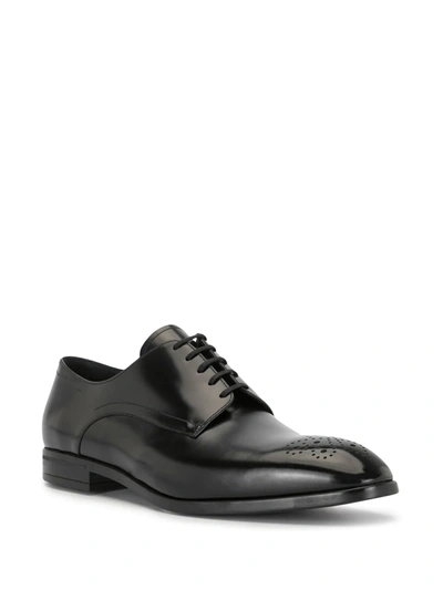 Shop Bally Lindron Leather Oxford Shoes In Black