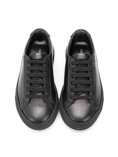 Shop Common Projects Lace-up Sneakers In Black