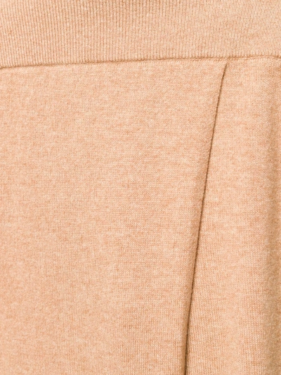 Shop Cashmere In Love Lucia Wrap Knitted Skirt In Neutrals