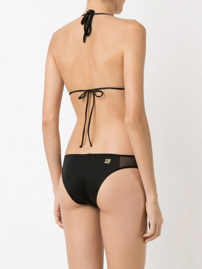 Shop Brigitte Triangle Bikini Set In Black