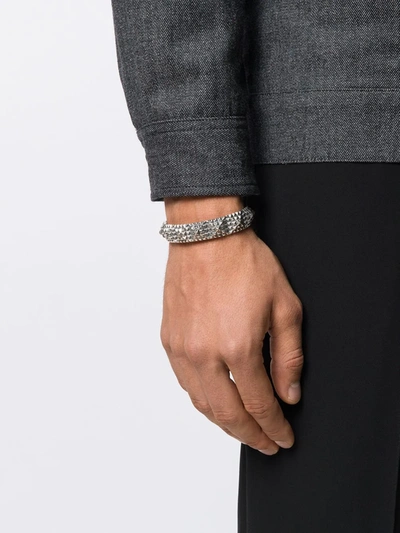 Natural Instinct Element Of Instinct 3 Cuff In Silver