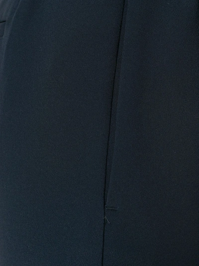 Brunello Cucinelli Tapered Cropped Trousers In Blue