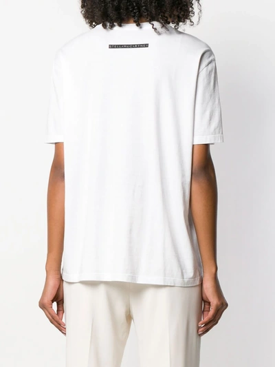 Shop Stella Mccartney Lucky Numbers T-shirt In White