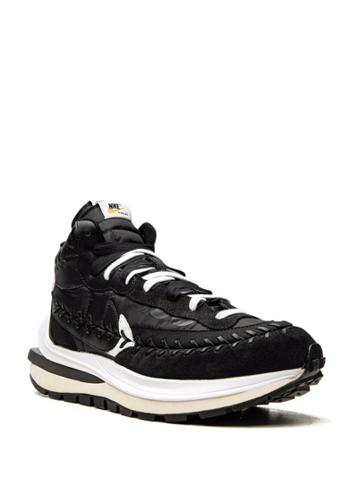 Nike Sacai X Jean Paul Gaultier Vaporwaffle Sneakers In Schwarz