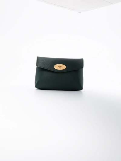 Shop Mulberry Darley Cosmetic Pouch In Green