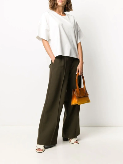 Loewe Short-sleeve Anagram Oversized T-shirt In White