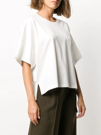 Loewe Short-sleeve Anagram Oversized T-shirt In White
