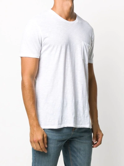 Zadig & Voltaire Distressed Burnout T-shirt In White