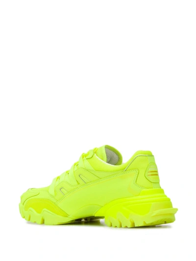 Shop Valentino Climbers Sneakers In Yellow