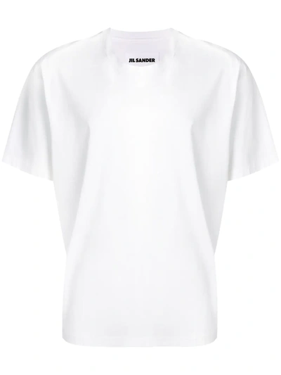 Shop Jil Sander Jersey T-shirt In White