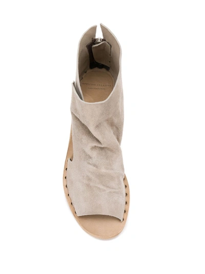 Shop Officine Creative Cut-out Sandals In Neutrals