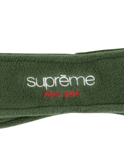 Supreme Logo Headband In Green