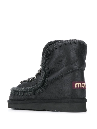 MOU EMBELLISHED STAR BOOTS - 灰色