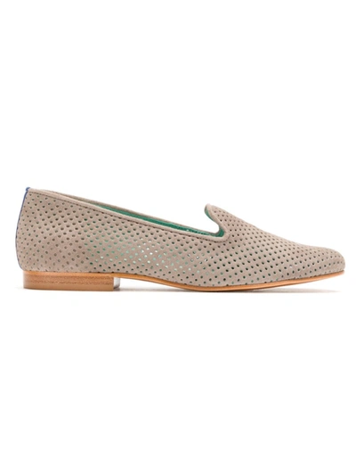 Shop Blue Bird Shoes Suede Saudade Loafers In Neutrals