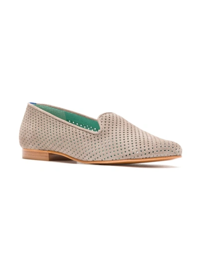 Shop Blue Bird Shoes Suede Saudade Loafers In Neutrals