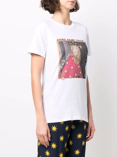 Alessandro Enriquez Photo Print T-shirt In White