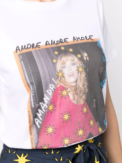 Alessandro Enriquez Photo Print T-shirt In White