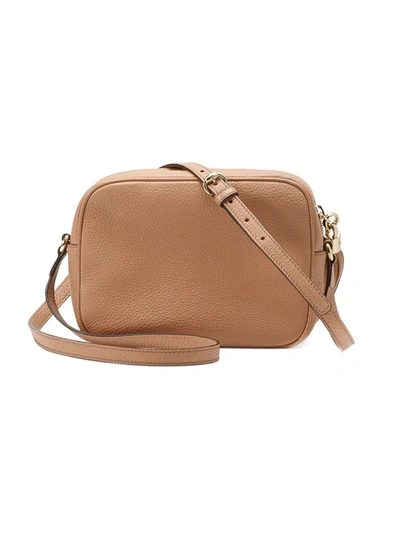 Shop Gucci Soho Small Leather Disco Bag In Neutrals