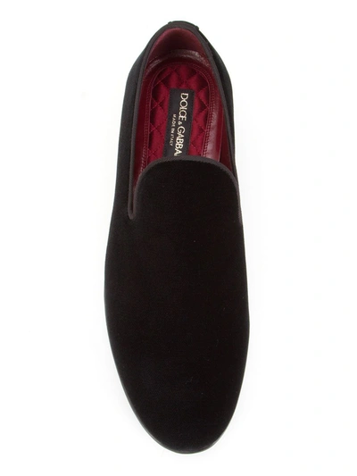 Shop Dolce & Gabbana Milano Slippers In Black