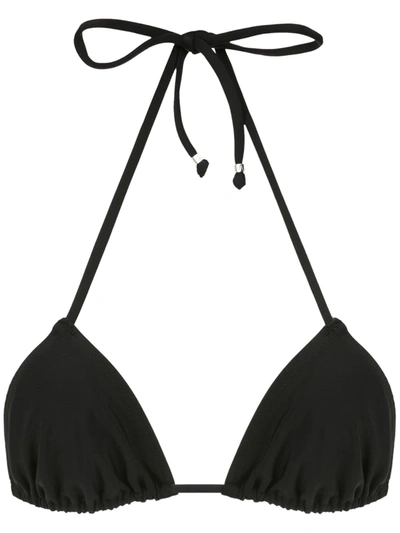 Shop Amir Slama Bikini Top In Black