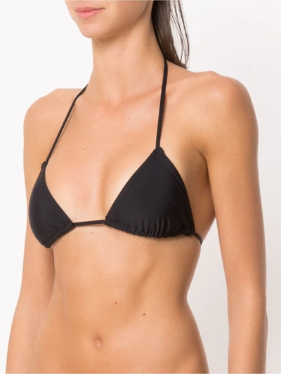 Shop Amir Slama Bikini Top In Black