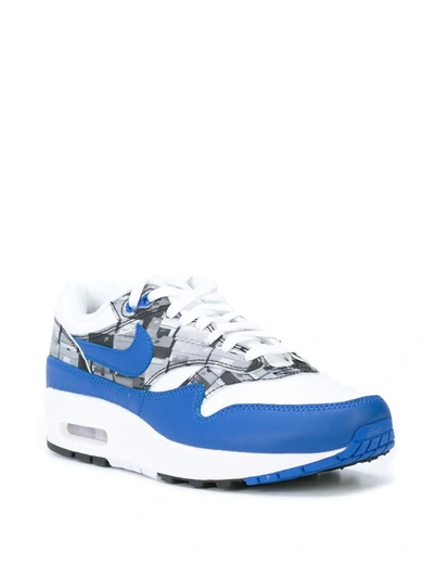 Nike X Atmos Air Max 1 Print "we Love " Sneakers In White