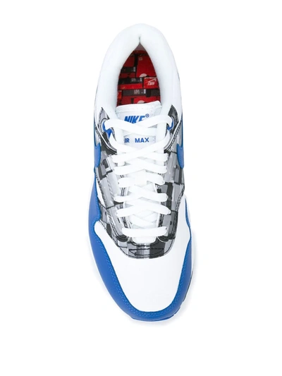 Nike X Atmos Air Max 1 Print "we Love " Sneakers In White