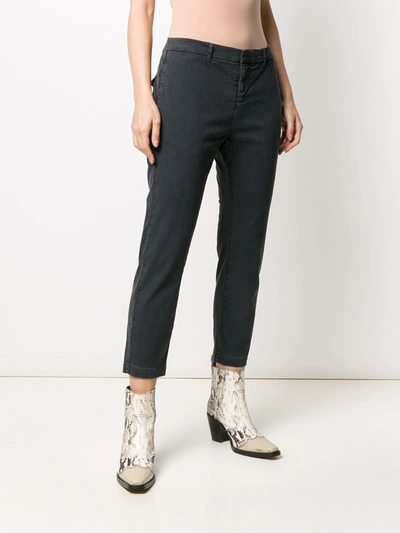 Shop Nili Lotan Tel Aviv Slim-fit Trousers In Grey